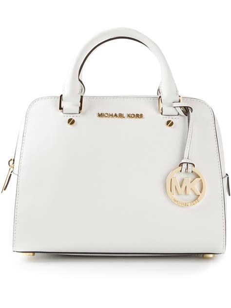 michael kors white mini bag